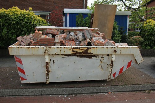 Hazardous waste containers in Haringey