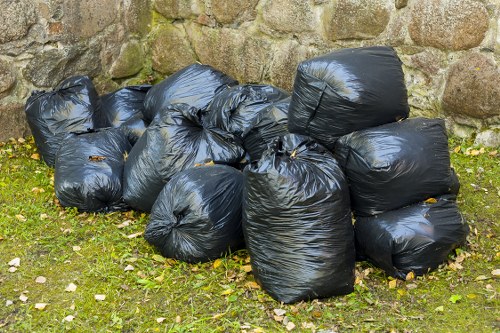 Garden waste being collected in Haringey